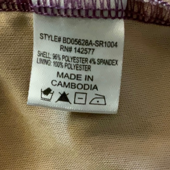 Bloshe  Dress Floral Midi Dress in Pink and Purple - Picture 10 of 10